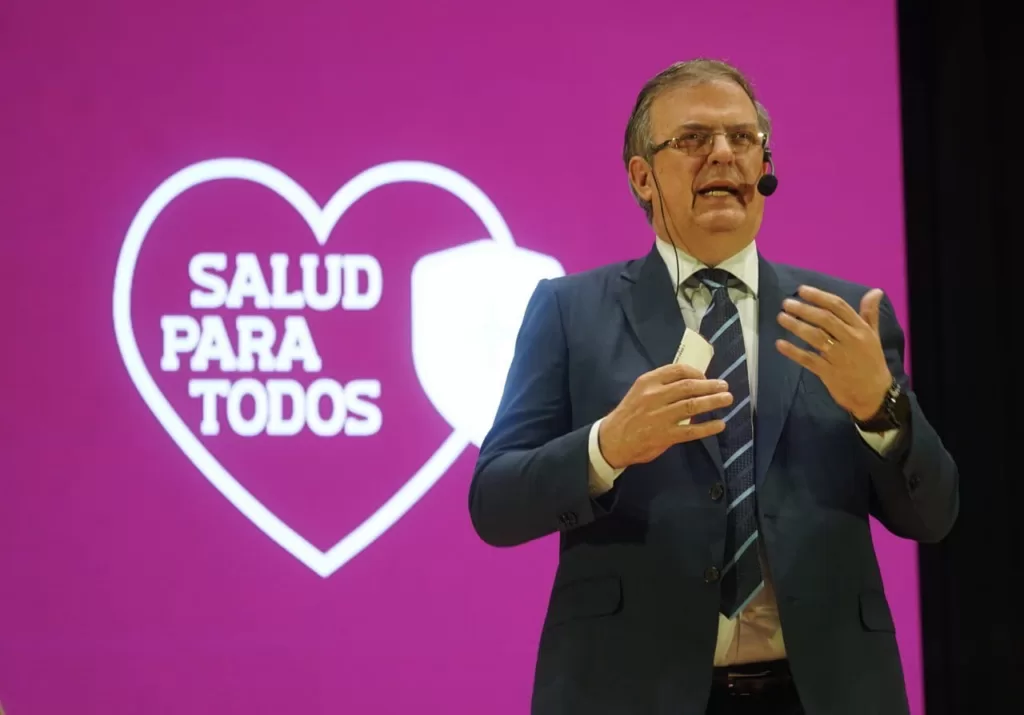 Marcelo Ebrard presenta su plan Salud para Todos