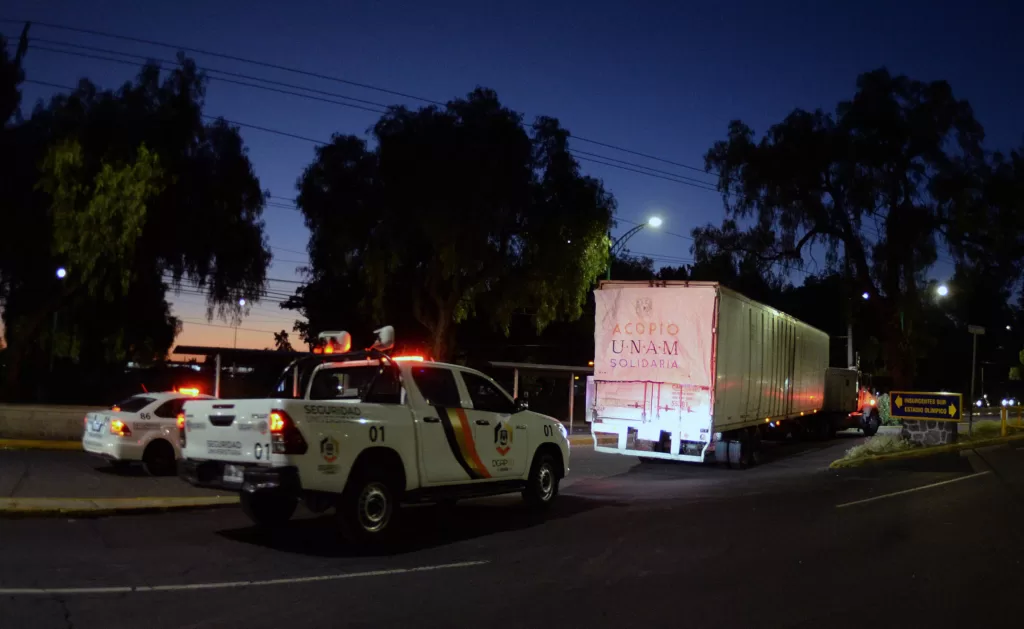 Entrega UNAM 65 toneladas de víveres, ropa y medicamentos para afectados por el huracán Otis