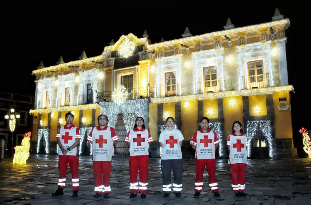 Más de 300 socorristas de la Cruz Roja se encuentran listos para el Guadalupe-Reyes en Puebla